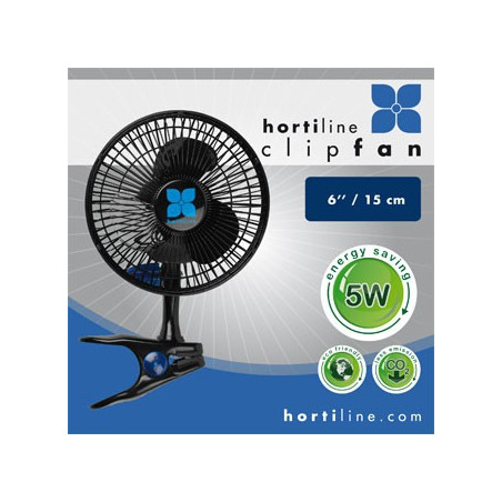 Ventilateur a  Pince / Clip Fan - Hortiline 13 W - diam. 15 cm - 100 m3/h